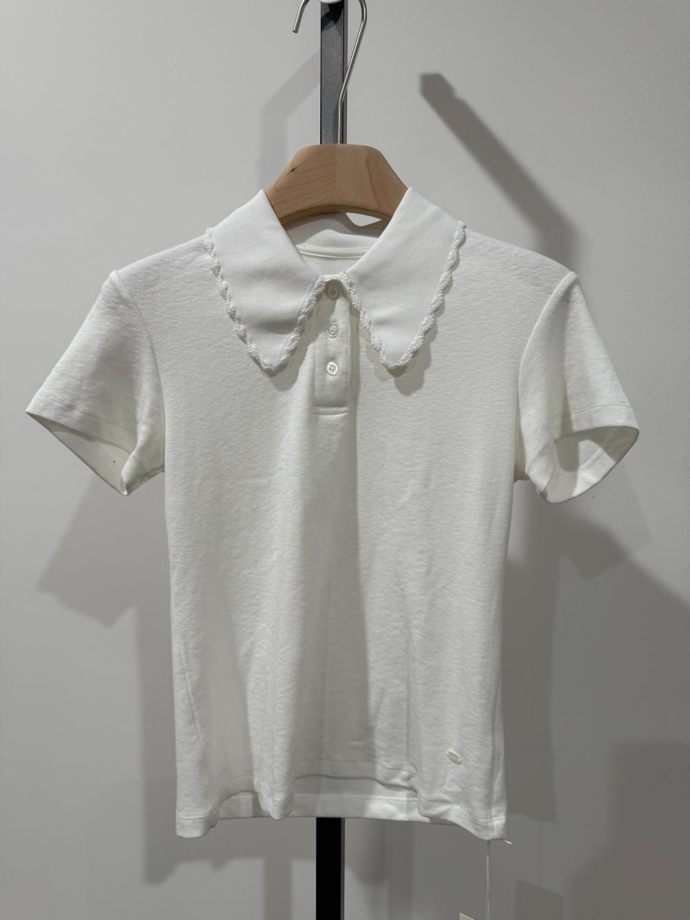 Scallop Collar Polo
