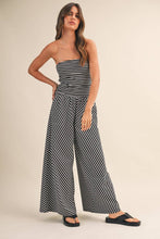 Lines Strapless Jumpsuit
