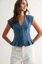 Sleeveless Peplum Top
