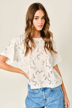 Soft Bloom Lace Tee