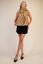 Golden Girl Tie-Neck Top