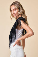 Midnight Rodeo Sequin Shawl