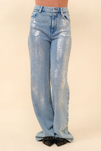 Cushy Metallic Denim