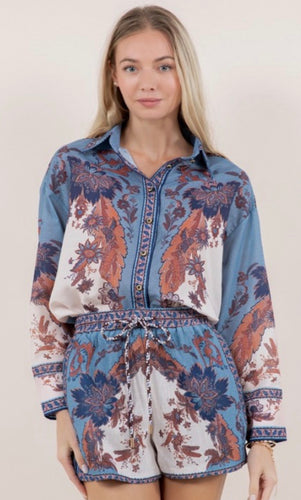 Harbor Breeze Paisley Set