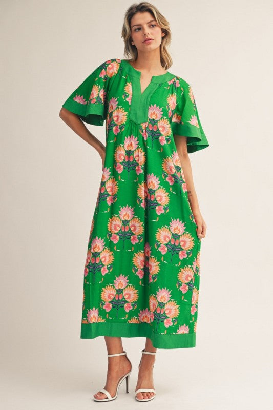Palm Blossom Dress