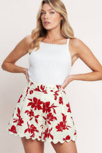Scarlet Scallop Shorts