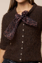 Leopard Bow Cardigan