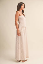 Lines Strapless Jumpsuit