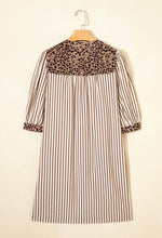 Wild Stripe Shirt Dress
