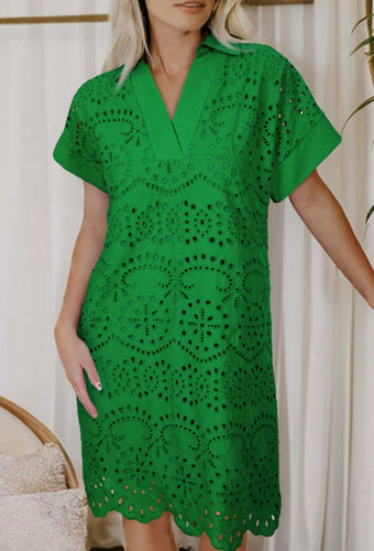 Lucky Day Eyelet Dress