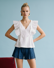 Whisper Ruffle Top