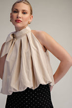 High Neck Tie Top (More Colors)
