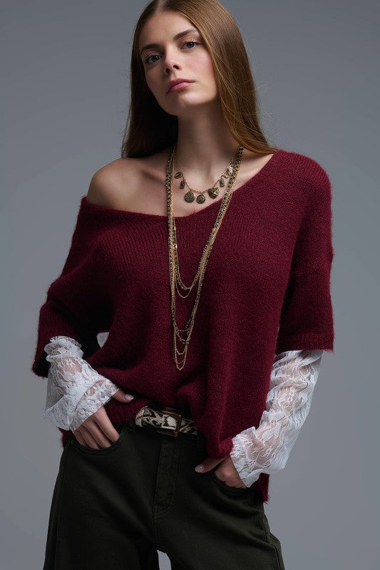 Lace & Grace Sweater