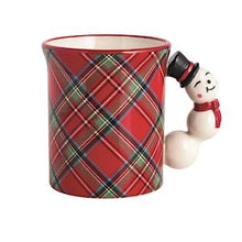 Tartan Figural Handle Mugs (More Colors)