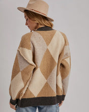 Autumn Argyle Cardigan