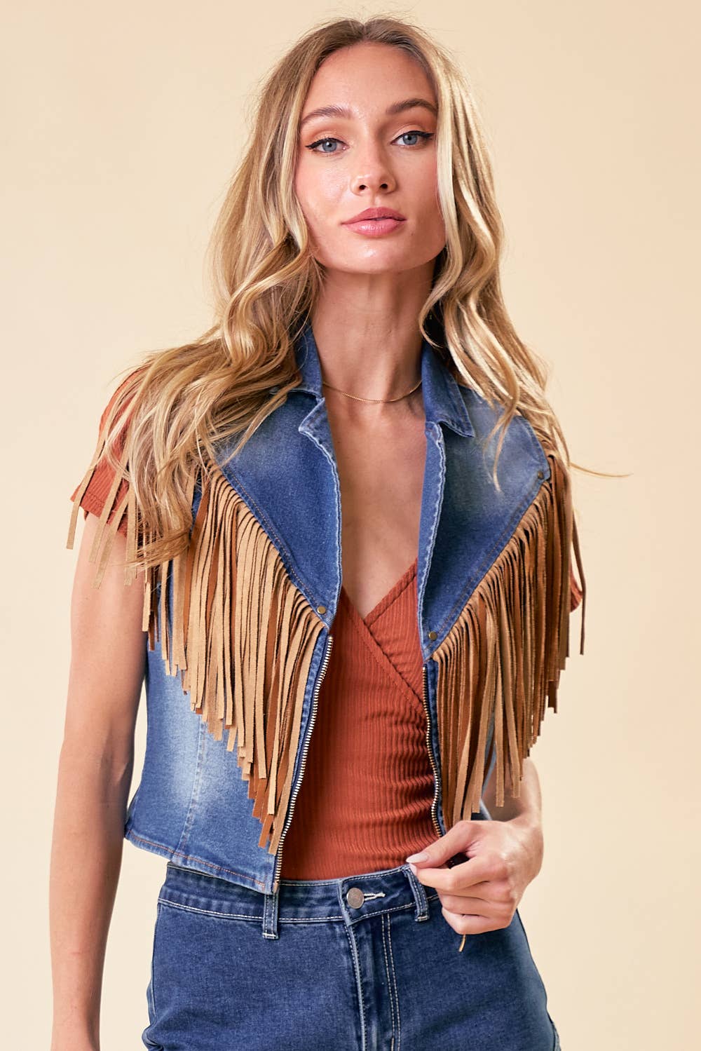 Saddle Up Fringe Vest