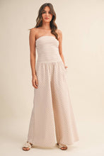 Lines Strapless Jumpsuit
