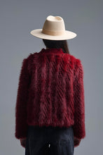 Cranberry Crush Faux Fur