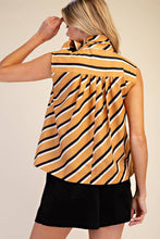Golden Girl Tie-Neck Top