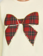 Tartan Bow Sweatshirt (More Colors)