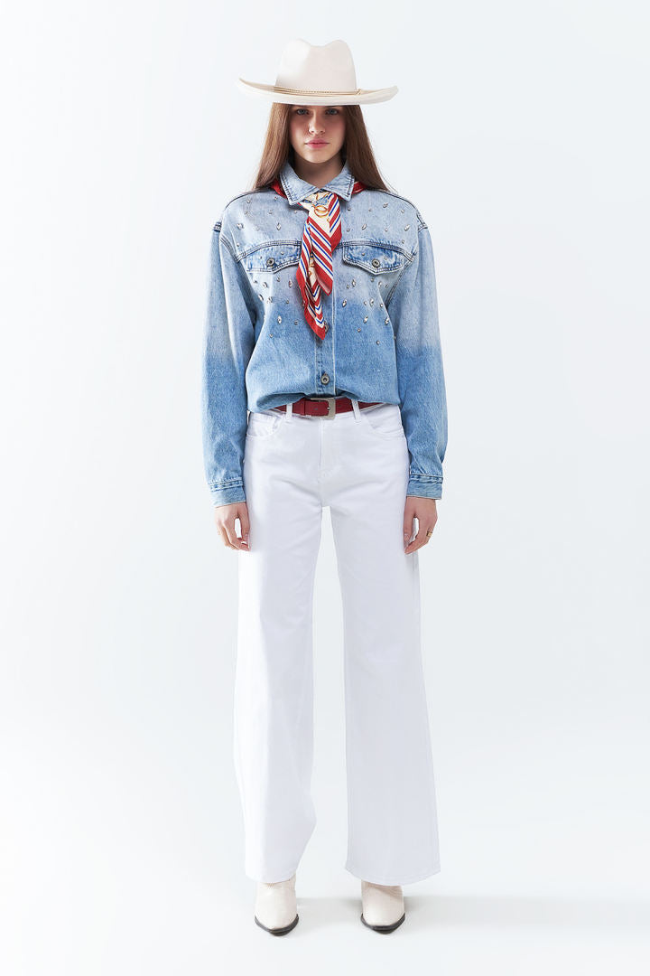 High Noon Wide Leg Denim