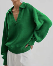 Emerald Collared Sweater