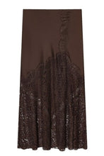 Chocolate Lace Cascade Skirt