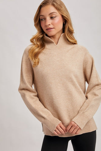 Sandbar Mock Neck Sweater