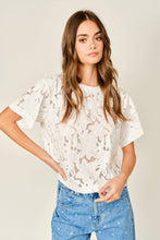 Soft Bloom Lace Tee