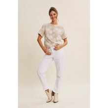 3-D Sequin Floral Top