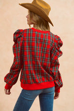 Cozy Cabin Plaid Sweatshirt