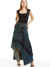 Patched Grunge Skirt