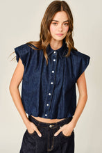 Indigo Pop Bubble Top