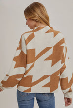 Golden Houndstooth Sweater