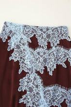 Cocoa Lace Detail Skirt