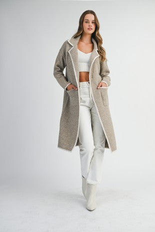 Lapels Cardigan Sweater