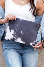 Rustic Range Cowhide Clutch