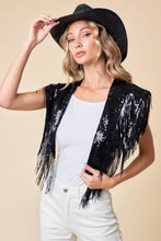 Midnight Rodeo Sequin Shawl