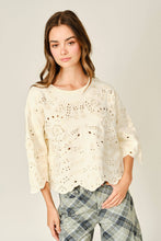 Eyelet Dream Sweatshirt