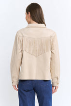 Suede Fringe Jacket