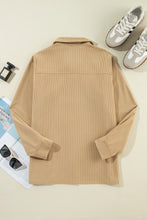 Corduroy Ruffle Jacket