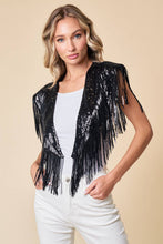 Midnight Rodeo Sequin Shawl