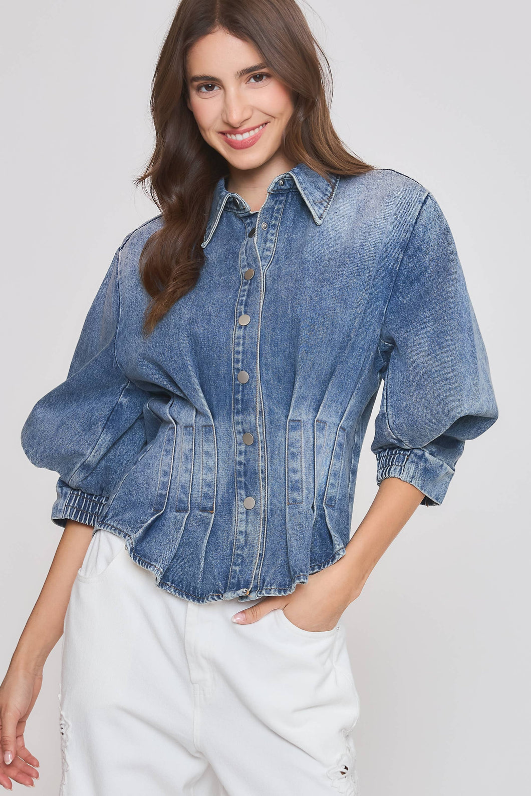 Fifth Avenue Denim Top