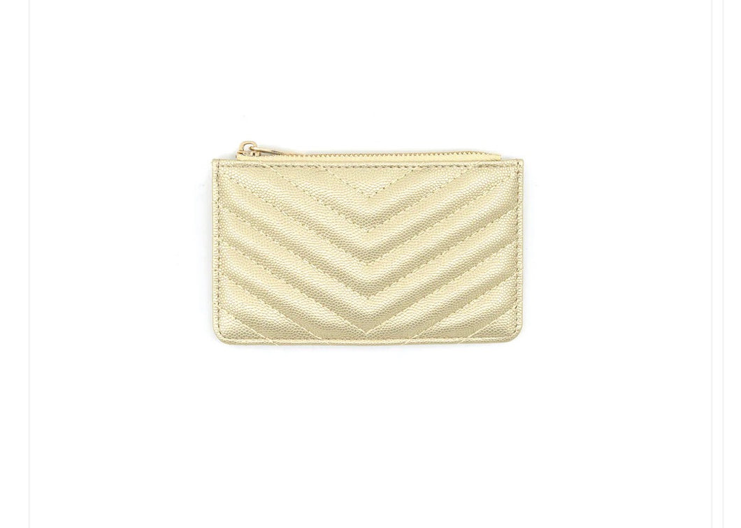 Chevron Zip Wallet