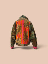 Vintage Camo Ruffle Jacket
