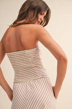 Lines Strapless Jumpsuit
