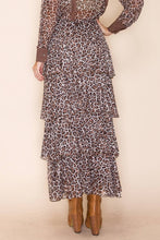 Mesh Tiered Maxi Skirt
