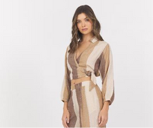 Metallic Cocoa Top