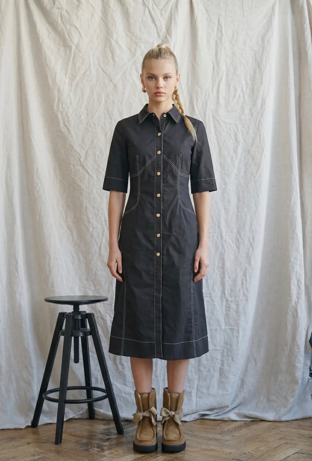 City Line Midi Dress