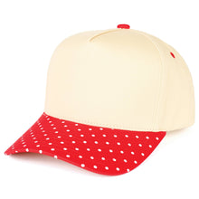 Polka Dot Brim Hat